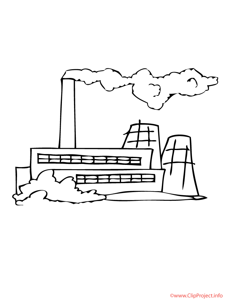 printable factory coloring page Factory coloring pages