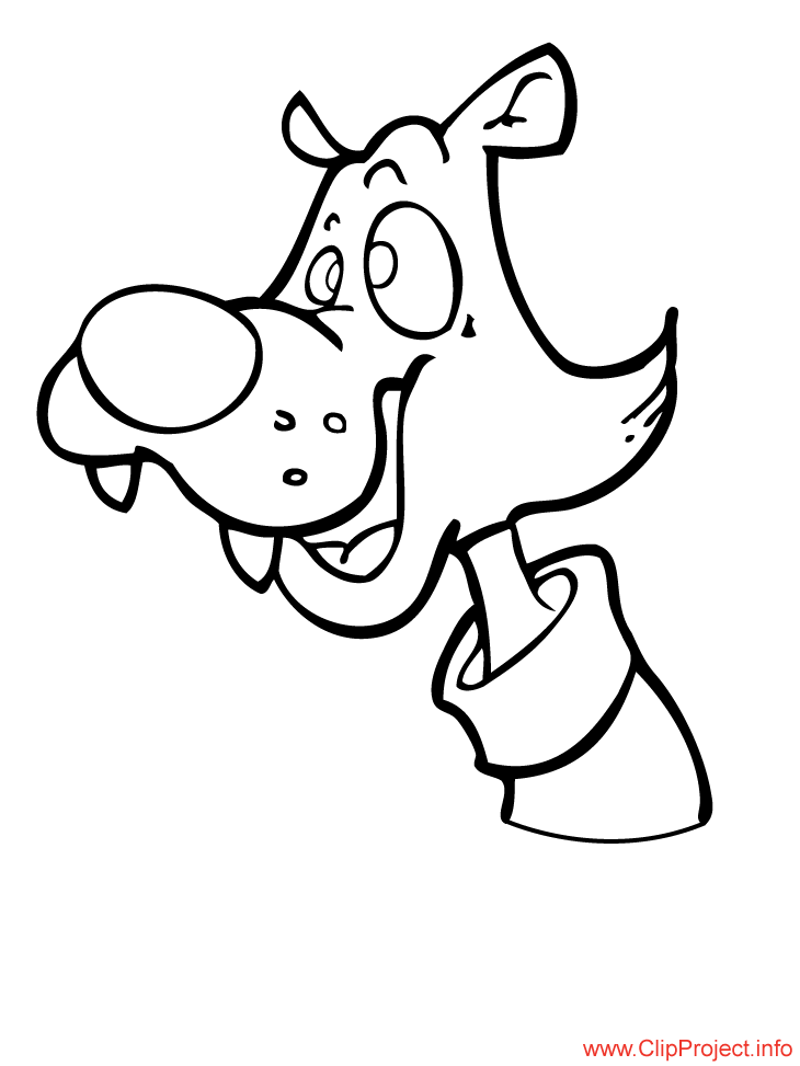 Cartoon Wolf Coloring Pages Wolf coloring page