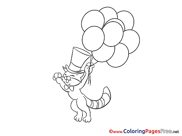 Cat Coloring Pages for free