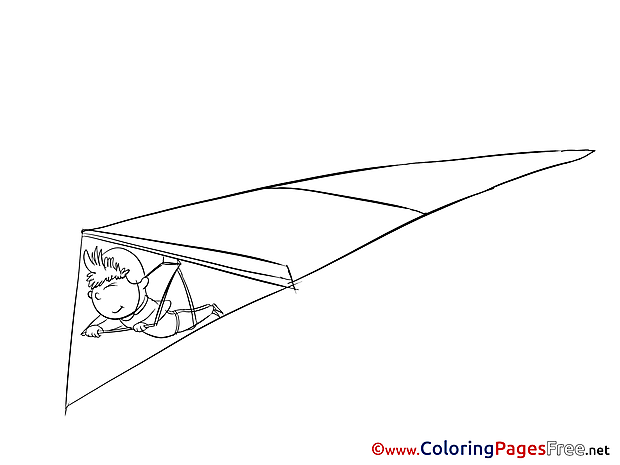 Delta plane download Colouring Sheet free