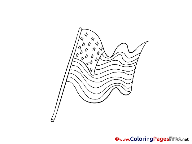 Independence Day download Colouring Page