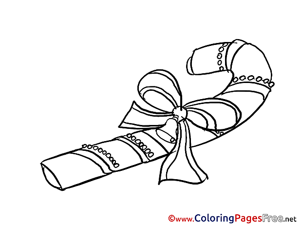 Candy Coloring Sheets Advent free