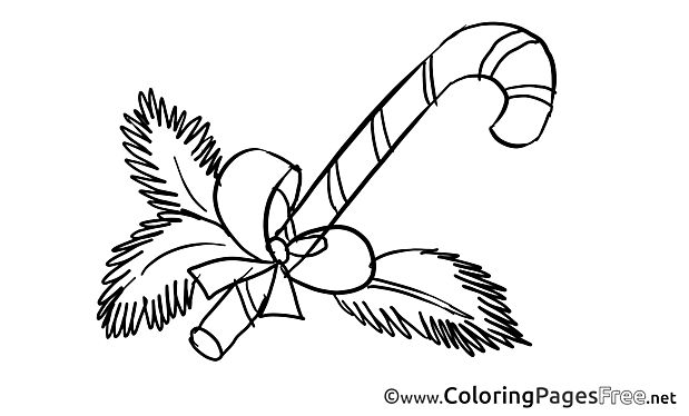 Candy printable Advent Coloring Sheets