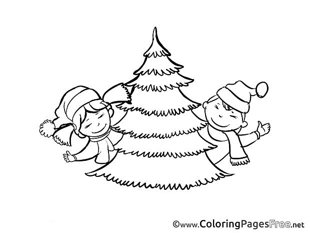 Children printable Advent Coloring Sheets