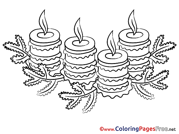 Christmas for Kids Advent Colouring Page