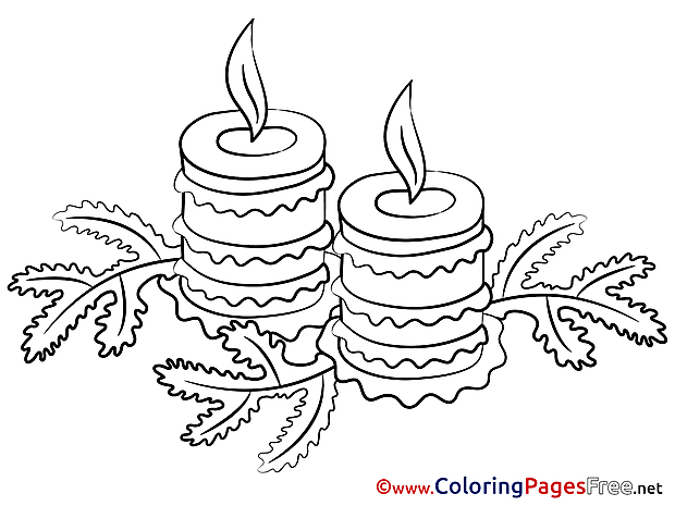 Christmas free Advent Coloring Sheets