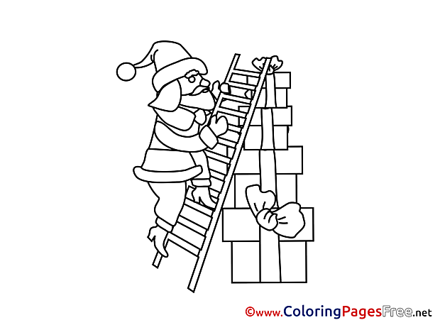 Gift free Advent Coloring Sheets