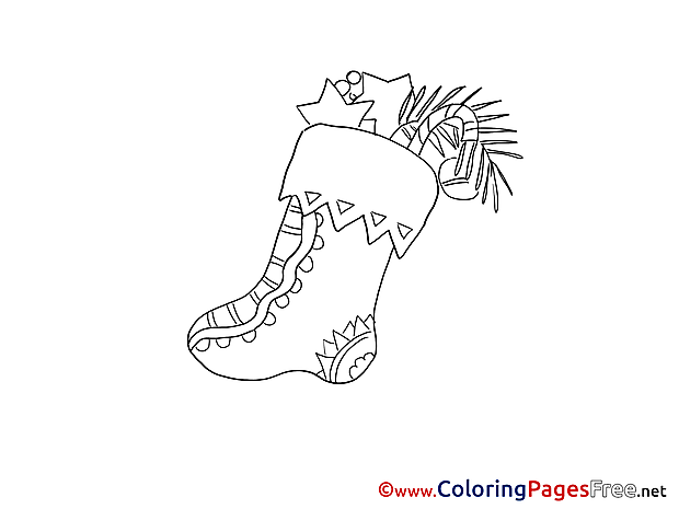 Present Advent Coloring Pages free