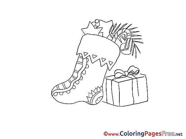 Present download Advent Coloring Pages Stoking