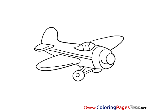 Airplane for Kids download Coloring Pages