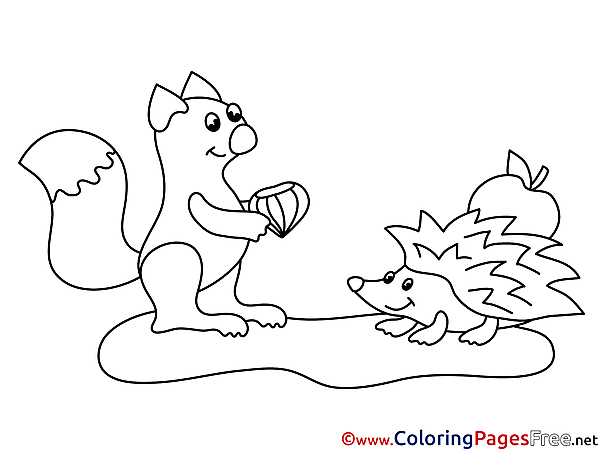 Animals for Children free Coloring Pages