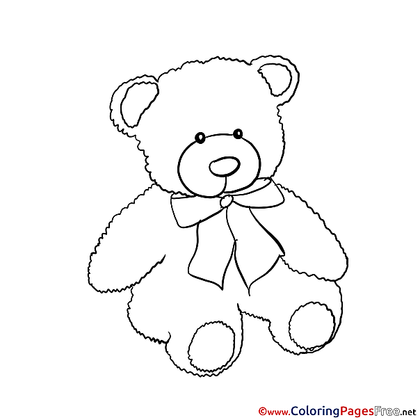 Bear download printable Coloring Pages