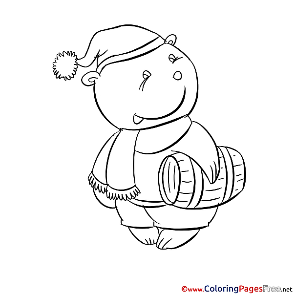 Colouring Sheet Bear download free