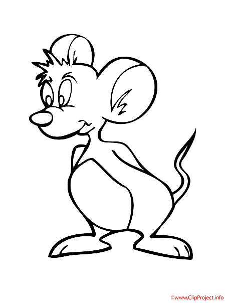 Mouse coloring sheet free