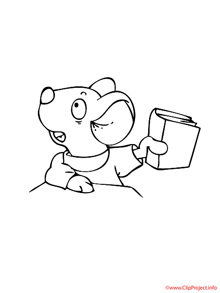 Mouse printable coloring page free