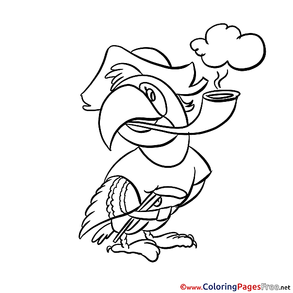 Parrot printable Coloring Sheets download