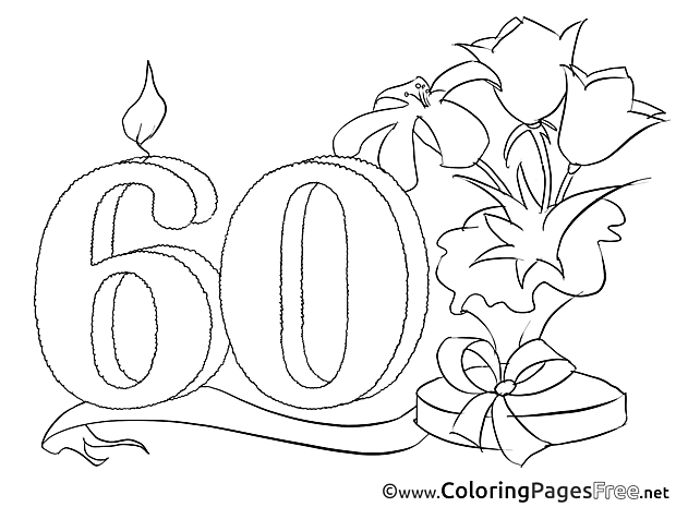 Bluebell 60 Years printable Coloring Pages Birthday