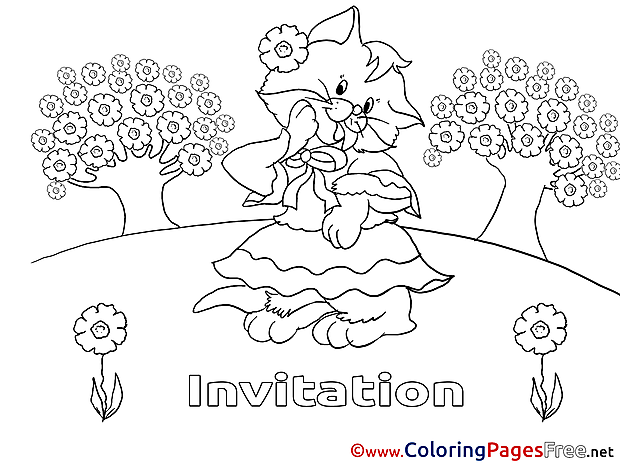 Colouring Sheet download Birthday
