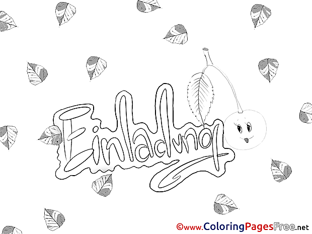 Leaves Birthday Coloring Pages download