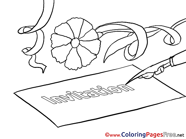Letter download Birthday Coloring Pages