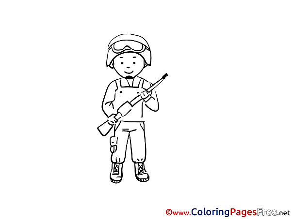 Man for free Coloring Pages download