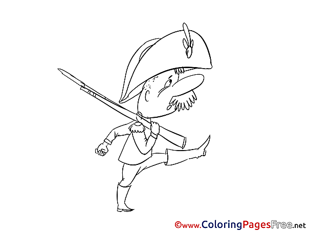 Marching Coloring Pages for free