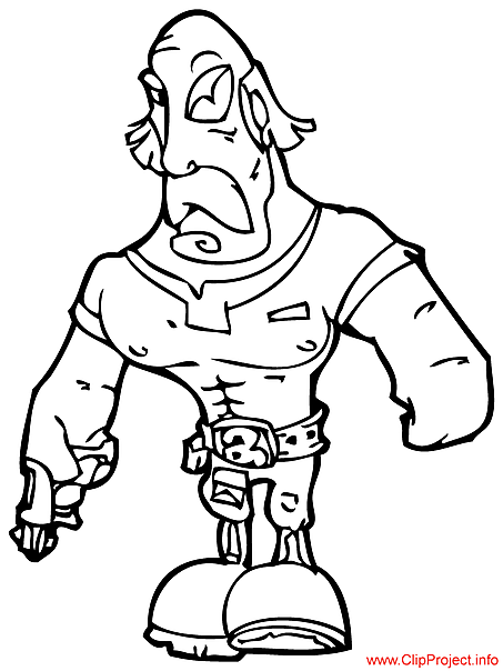 Warrior coloring page for free