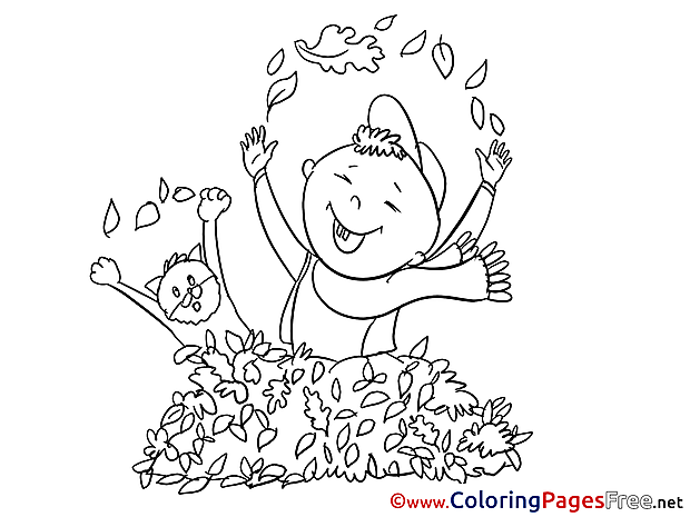 Boy for Children free Coloring Pages