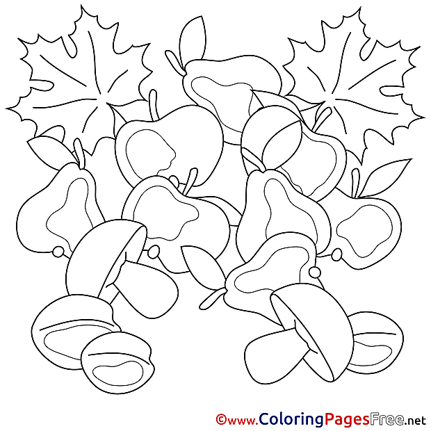 Champignon Kids download Coloring Pages