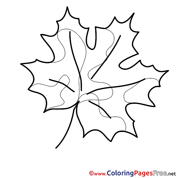 Image Leaf for free Coloring Pages download