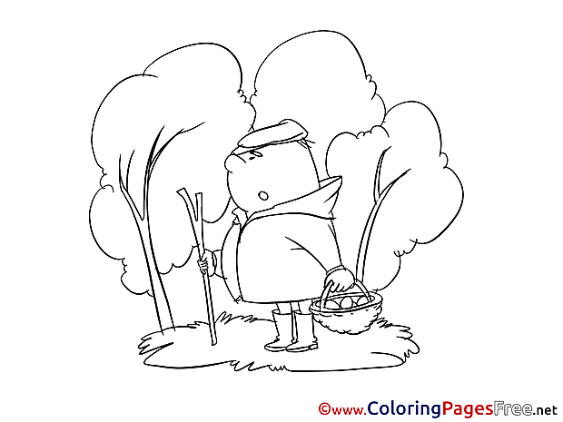 Mushroomer download printable Coloring Pages