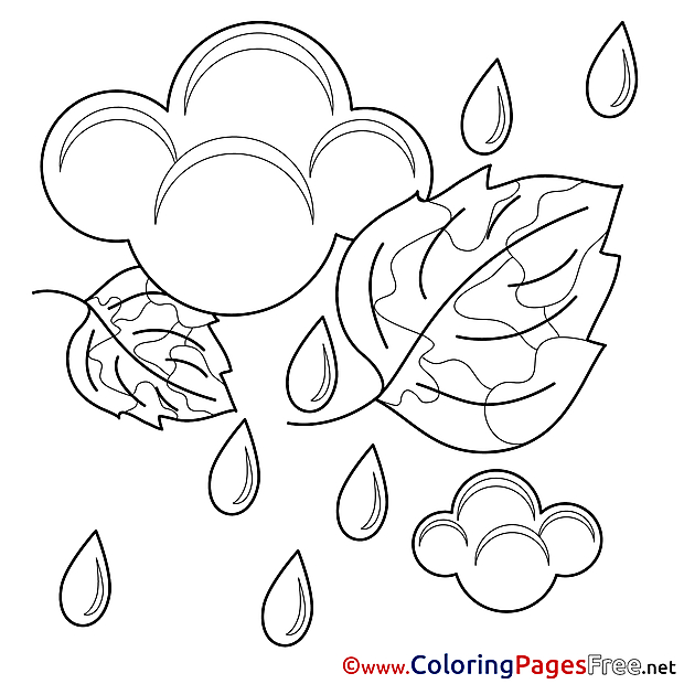 Shower free Colouring Page download
