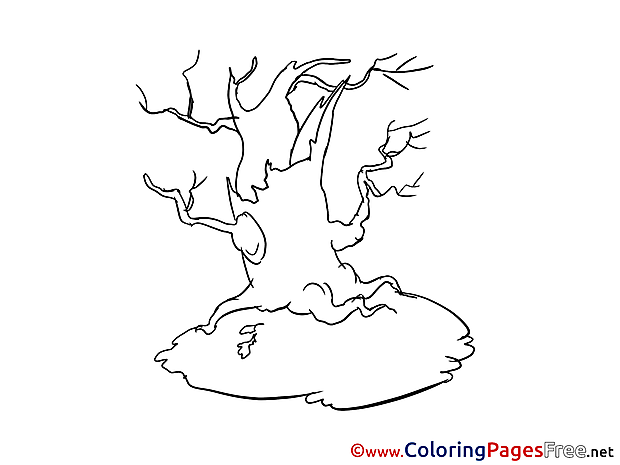 Tree printable Coloring Sheets download