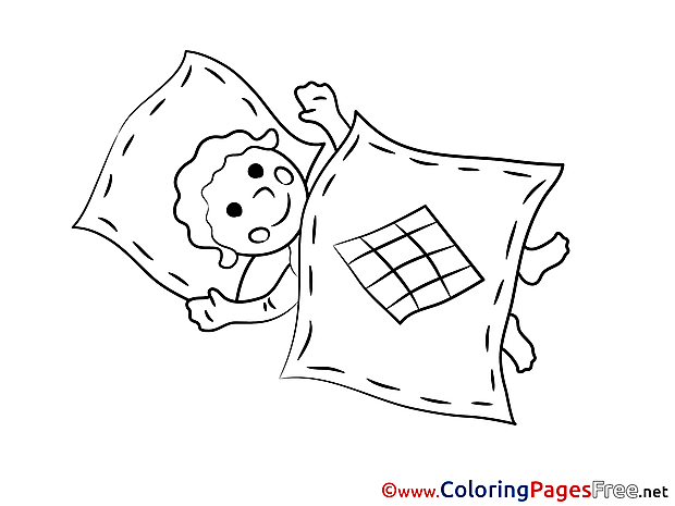 Blanket free printable Coloring Sheets