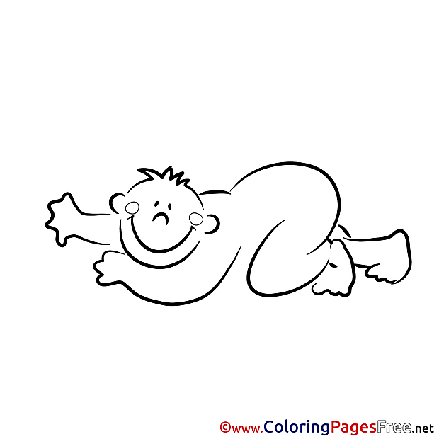 Boy Kids download Coloring Pages