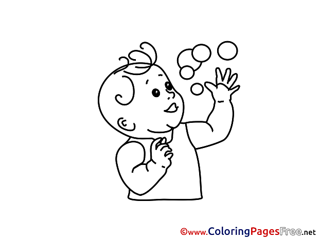 Bubbles Coloring Sheets download free