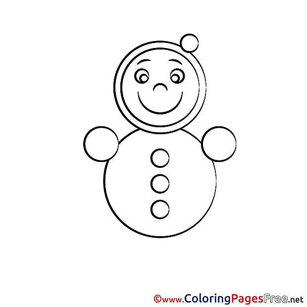 Doll Children Coloring Pages free