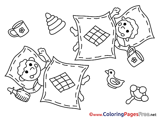 Duck Blanked printable Coloring Sheets download