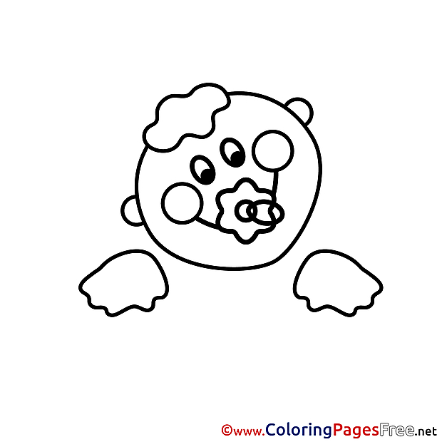Infant for free Coloring Pages download