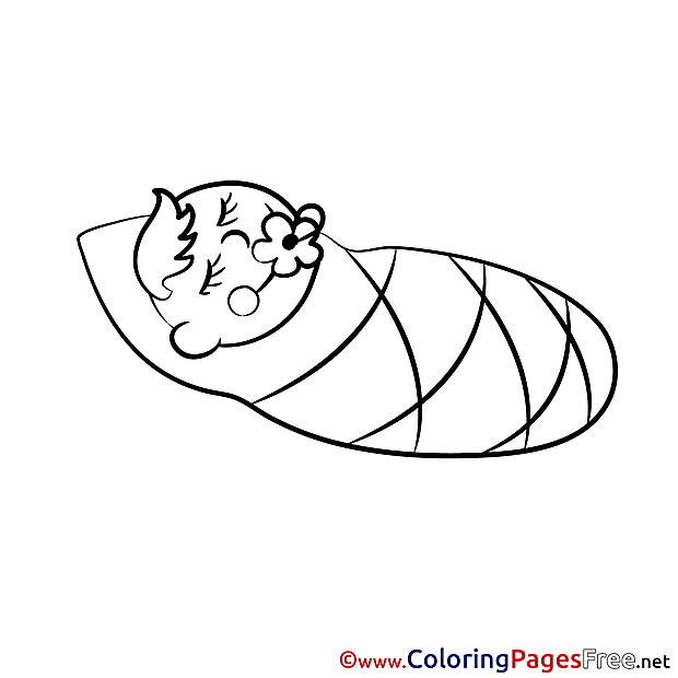 Napkins Kids free Coloring Page