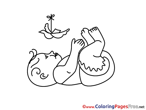 Origami for Children free Coloring Pages