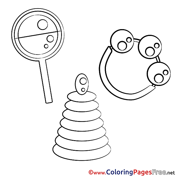Pyramid Children Coloring Pages free