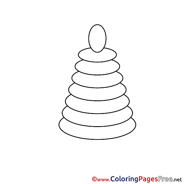Pyramid Colouring Sheet download free
