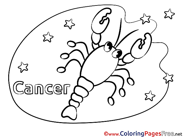 Cancer download Happy Birthday Coloring Pages