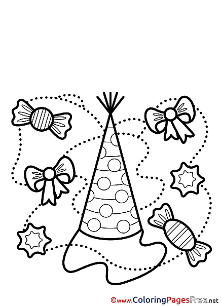 Congratulation Colouring Sheet download Happy Birthday