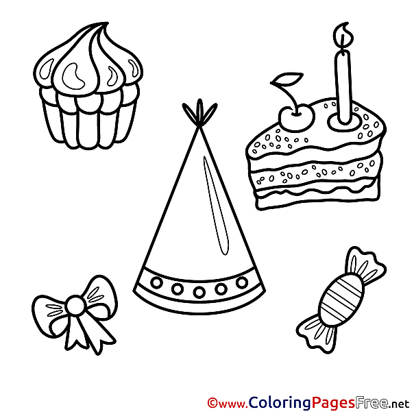 Holiday free Happy Birthday Coloring Sheets