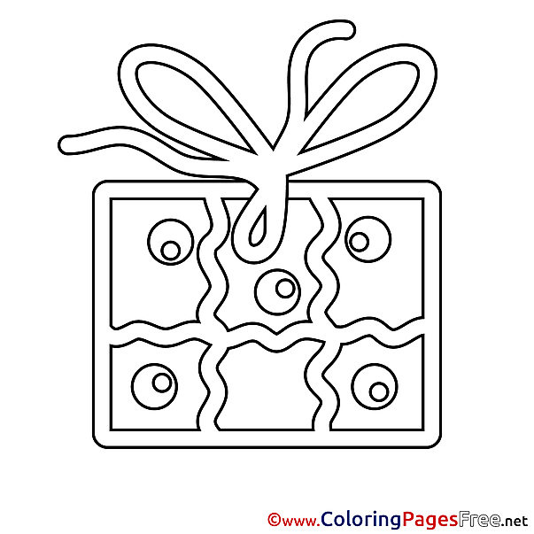 Image Gift download Happy Birthday Coloring Pages