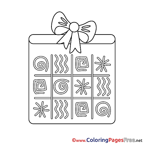 Symbols Coloring Pages Happy Birthday for free