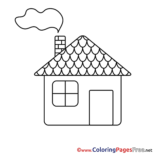 Building download Colouring Sheet free