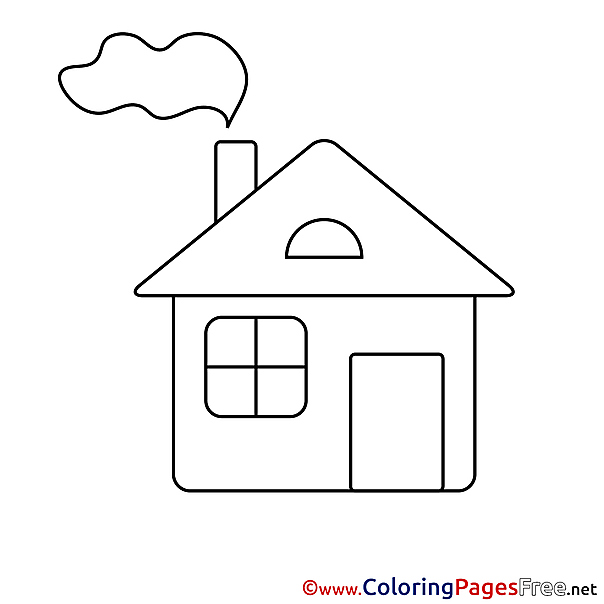 House free printable Coloring Sheets